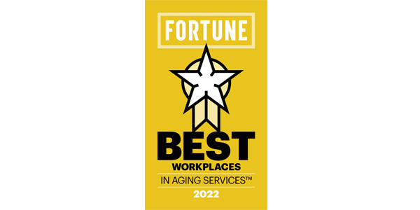 Fortune Best Workplaces Award in Aging Services 2022